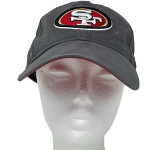 NFL New Era | Gray San Francisco 49er’s Distressed Adjustable Ball Cap Hat